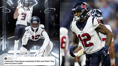 Photo of new Texans uniforms posted to Reddit, X | khou.com