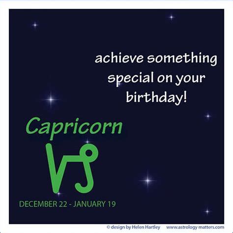 Birthday Greeting 10-Capricorn - Astrology Matters