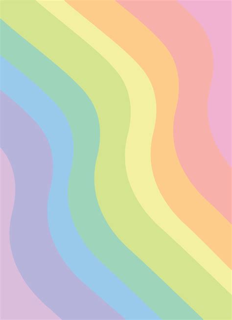 Rainbow Wave Art Print by witch visions - X-Small | Rainbow wallpaper ...