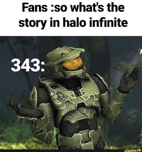 Fans :50 what's the story in halo inﬁnite - iFunny :) | Funny gaming ...