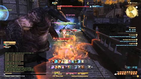 Final Fantasy XIV gladiator class quest level 30 Fight - YouTube