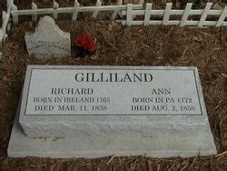 Richard Gilliland (1765-1838) - Find A Grave Memorial