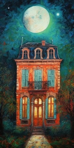 Premium AI Image | Charming NeoImpressionist Painting of an Old French ...