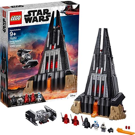 LEGO Star Wars Darth Vader's Castle 75251 Building Kit Includes TIE ...