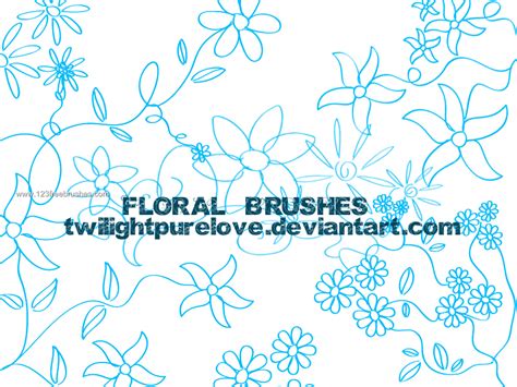 Ornate Floral | Adobe Photoshop Cs4 Brushes Photoshop | 123Freebrushes