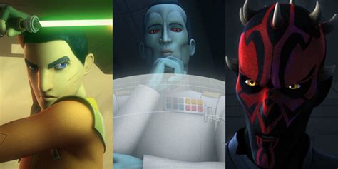 Star Wars Rebels Season 3 Character Descriptions: Ezra, Thrawn & Maul