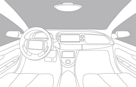 3+ Thousand Car Interior Line Art Royalty-Free Images, Stock Photos ...