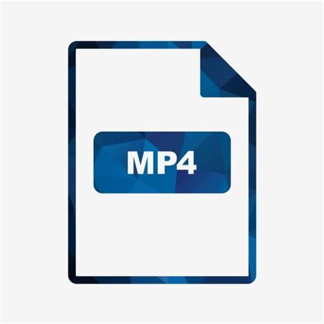 Mp4 Clipart PNG Images, Vector Mp4 Icon, Mp4, Document, File PNG Image ...