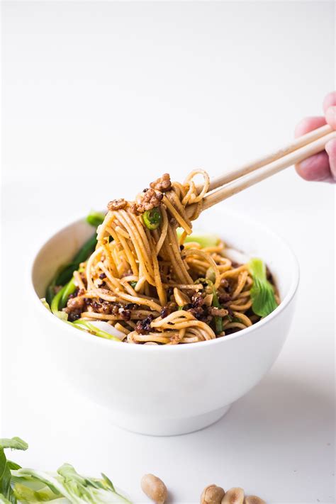 Chinese Dan Dan Noodles ~ easy authentic recipe!