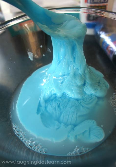 Homemade flubber recipe for kids - Laughing Kids Learn