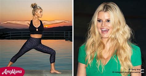 Check Out Jessica Simpson's Fit and Toned Body as She Does a Yoga ...