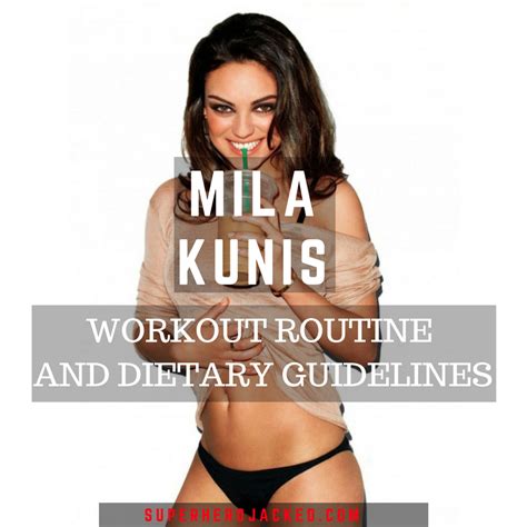 Mila Kunis Workout and Diet Plan: Black Swan, Bad Moms and more ...