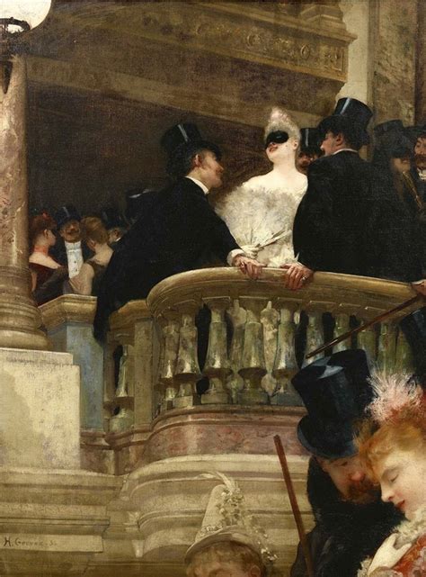 Le Bal de lOpera Painting | Henri Gervex Oil Paintings