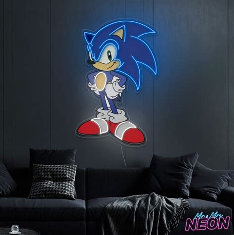 Sonic The Hedgehog Neon Sign - Australia's #1 Custom LED Neon Light Signs | Mr & Mrs Neon