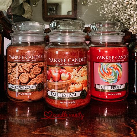 #yankeecandle #fallfestival #fall #fallcandles #candles #candlevanity # ...