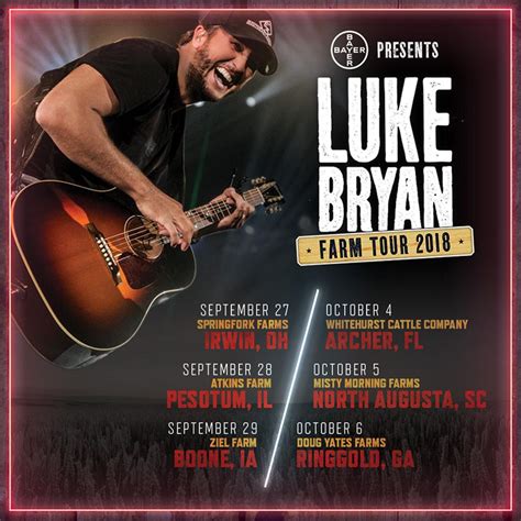 Luke Bryan Farm Tour 2018 - Just Announced!