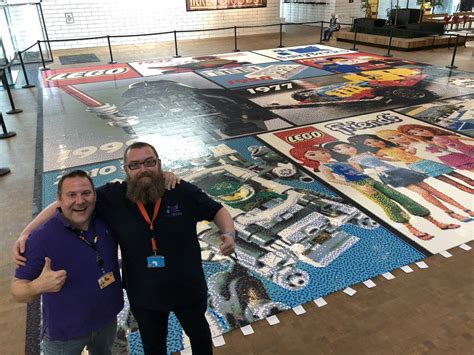 Largest ever LEGO mosaic completed at the LEGO House