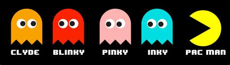 Which of the 4 ghosts that haunts Pac-Man has the most appropriate name that fits its color and ...