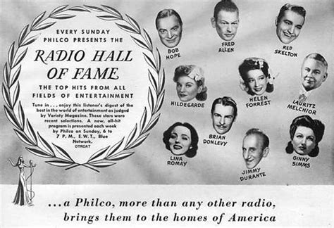 Times Past Old Time Radio : Radio Hall of Fame