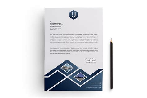 Letterhead Design | Letterhead design, Letterhead template, Letterhead