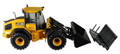 JCB Britains Farm Tomy Toys- Telescopic Wheel Loader- 1:32 JCB TM420 Truck- Collectable Tractor ...