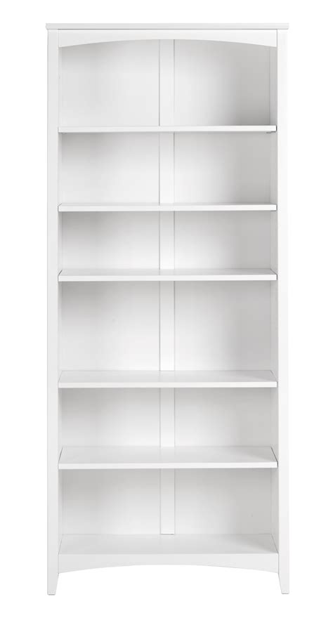 Shaker Style Bookcase, 72"H, White Finish, Camaflexi - Walmart.com