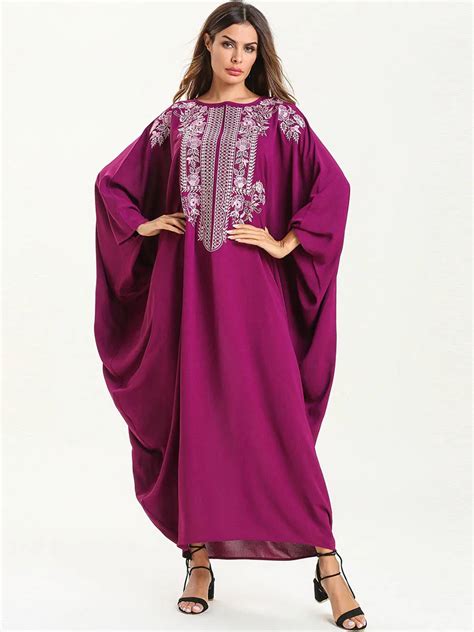 Kaftan Dubai Moroccan Kaftan Middle Eastern Muslim Dress Arabic Morocco Kaftan Abaya Islamic ...