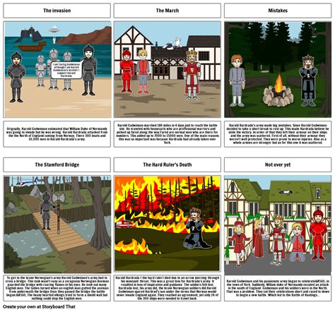 The Battle of Stamford Bridge Storyboard by laurenandlayla