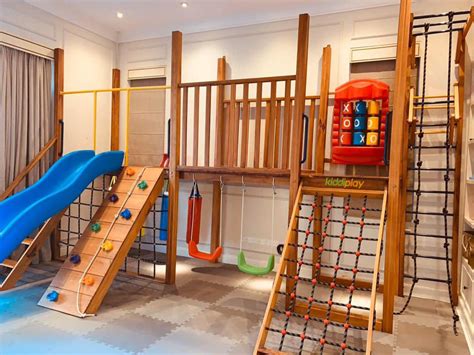 Customized Indoor Kids Wooden Equipment Structure Playground - Buy ...