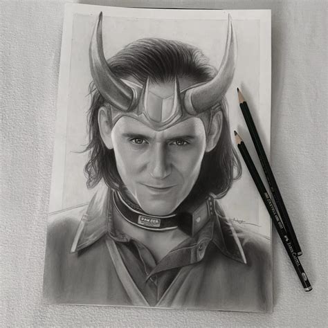 I did a drawing of Loki and thought that I’d share it here! : r ...