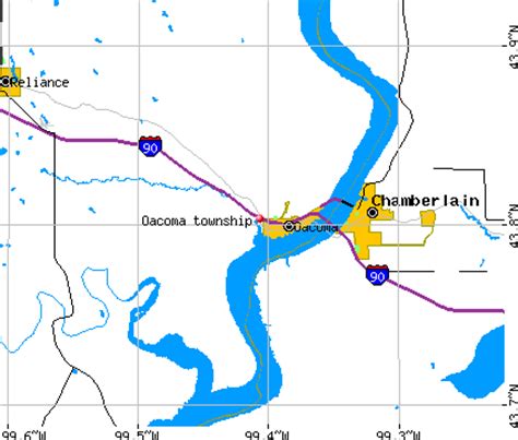 Oacoma township, Lyman County, South Dakota (SD) Detailed Profile