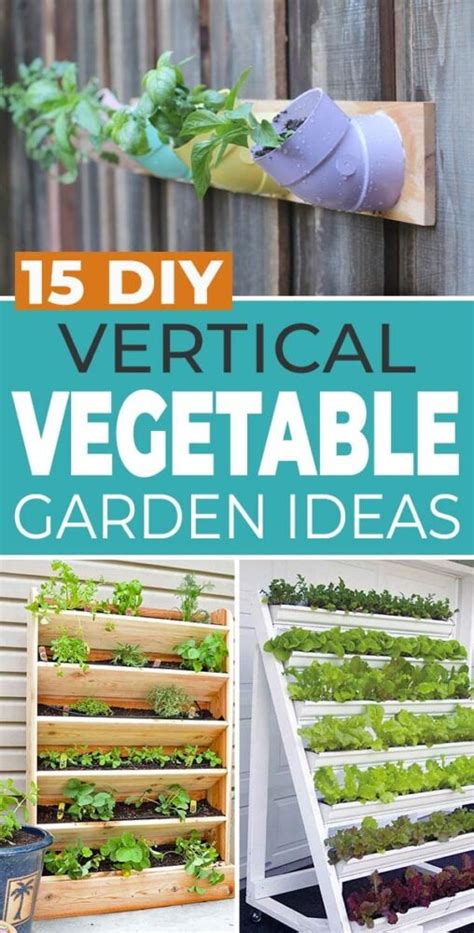 15 DIY Vertical Vegetable Garden Ideas & Projects • The Garden Glove