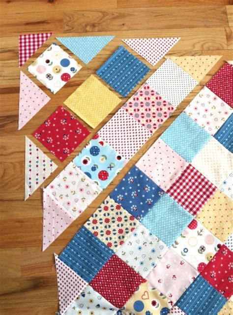 Tutorial Patchwork On Point Quilt | Diário de um Quilter - um blog de colcha - Padrões de Tricô ...