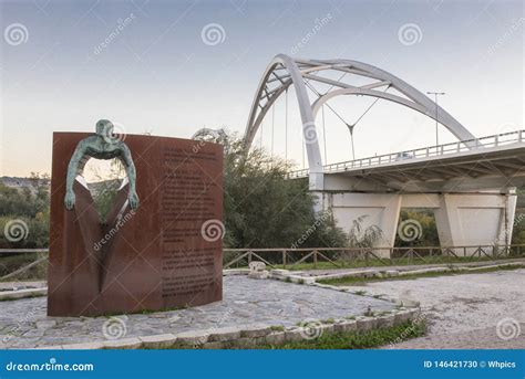 Ibn Abbas Firnas Bridge Memorial Monument Editorial Image - Image of reflections, arch: 146421730