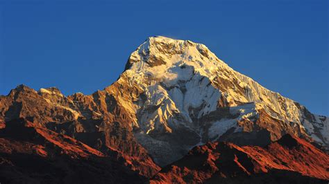 Annapurna Massif Mountain Range Nepal 4k, HD Nature, 4k Wallpapers ...