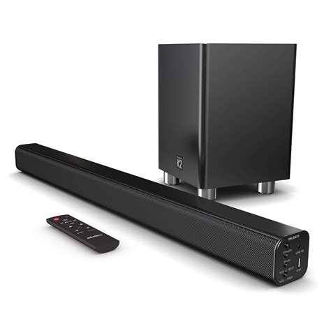 Amazon.com: Majority K2 Sound Bar with Subwoofer | 150W Powerful Stereo 2.1 Channel Sound Bar ...