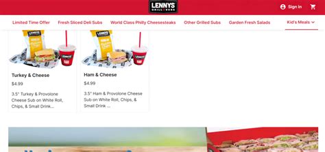 Lennys Grill & Subs Menu With Prices [Updated August 2024] - TheFoodXP