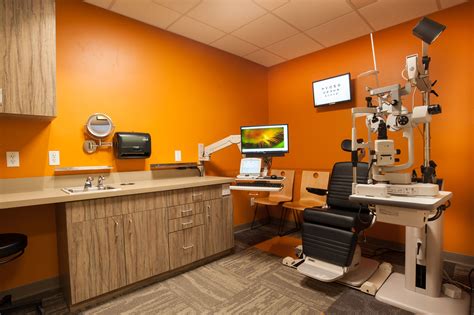 Eyetech Optometry | Exam | Southpaw Design Studio | Office design, Optometry office, Office remodel