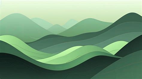 Abstract green landscape wallpaper background illustration design with ...