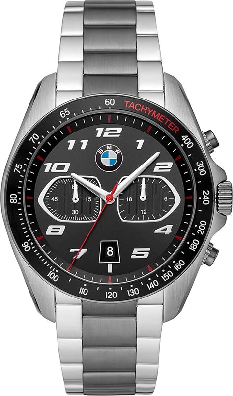 BMW Men's Analog Quartz Watch with Stainless Steel Strap BMW8011: Amazon.co.uk: Watches