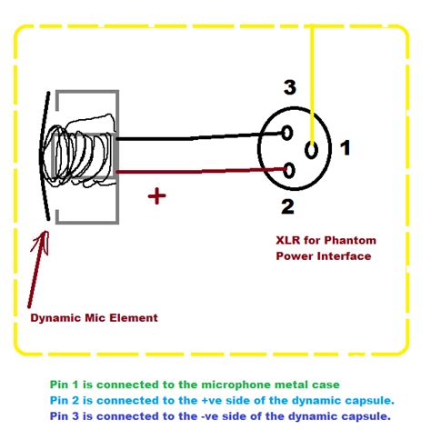 audio - Dynamic Microphone with XLR Phantom power - Electrical Engineering Stack Exchange