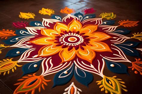 Premium Photo | Rangoli for diwali celebration