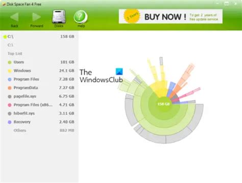 Free Disk Space Analyzer software for Windows 11/10