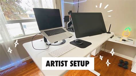 DIGITAL ARTIST Workspace Setup! - YouTube