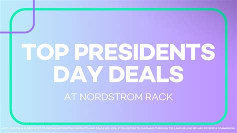 Shop these great Presidents Day deals at Nordstrom Rack