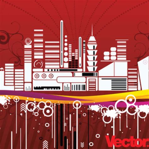 Free Urban City Vector Illustration | FreeVectors