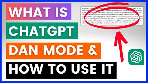 What Is ChatGPT Dan Mode & How To Use It? - YouTube