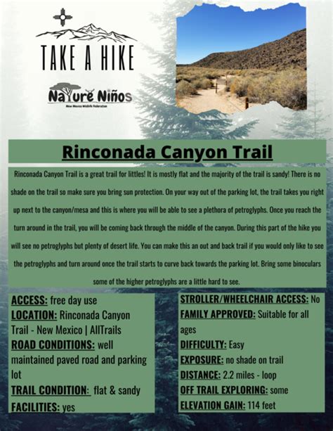 Rinconada Canyon Trail :: Nature Ninos New Mexico