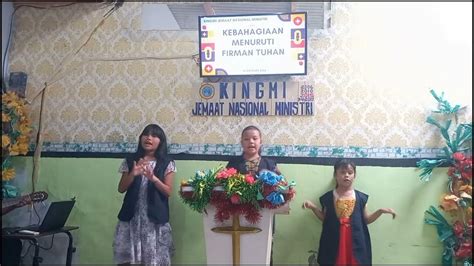 Lagu: Hari ini ku rasa bahagia, oleh SM, Gereja KINGMI Jemaat Nasional Ministri, 30-10-2022 ...