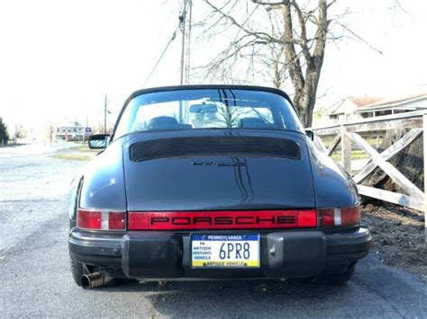 1981 Porsche 911 SC Targa - black metallic for sale